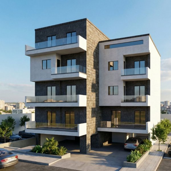 Τετραώροφη Πολυκατοικία επί Pilotis στα Ιωάννινα 